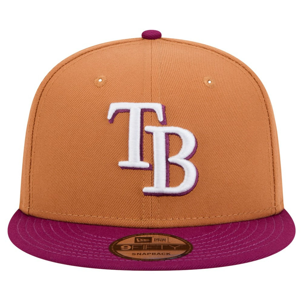 MLB Tampa Bay Rays New Era Color Pack Two-Tone 9FIFTY Snapback Hat