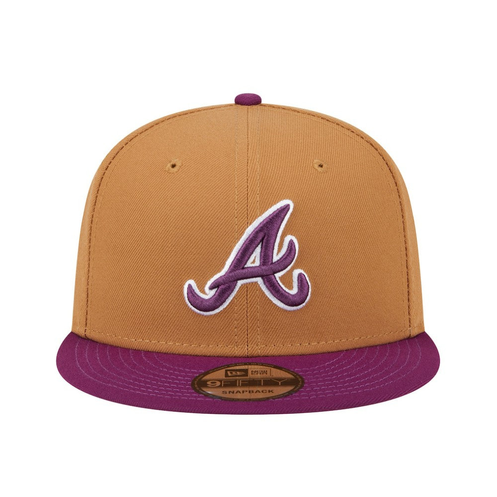 MLB Atlanta Braves New Era Color Pack Two-Tone 9FIFTY Snapback Hat