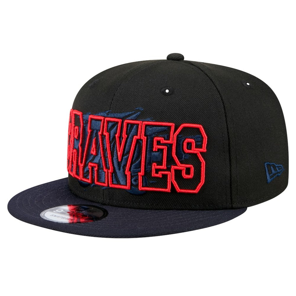 MLB Atlanta Braves New Era Splatter 9FIFTY Snapback Hat