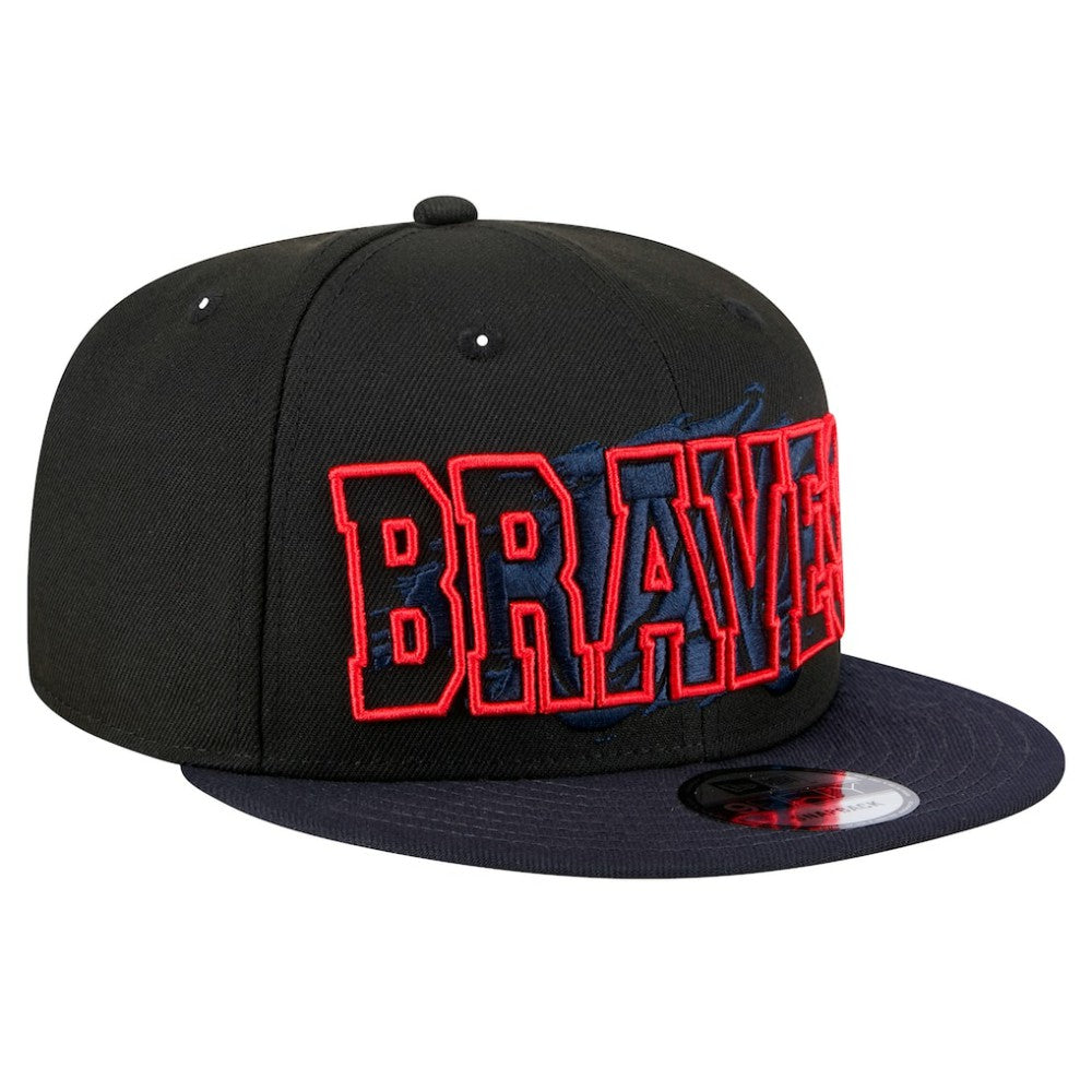 MLB Atlanta Braves New Era Splatter 9FIFTY Snapback Hat