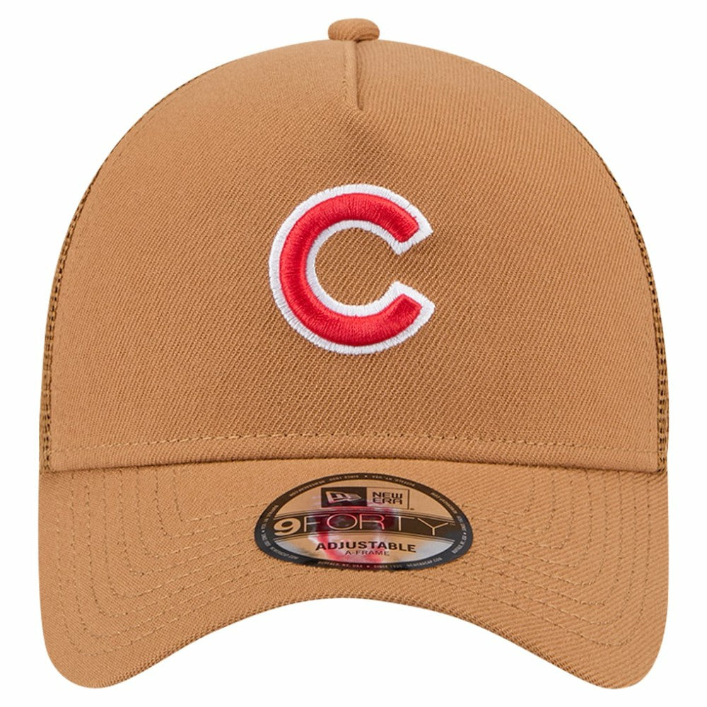 MLB Chicago Cubs New Era A-Frame Trucker 9FORTY Adjustable Hat