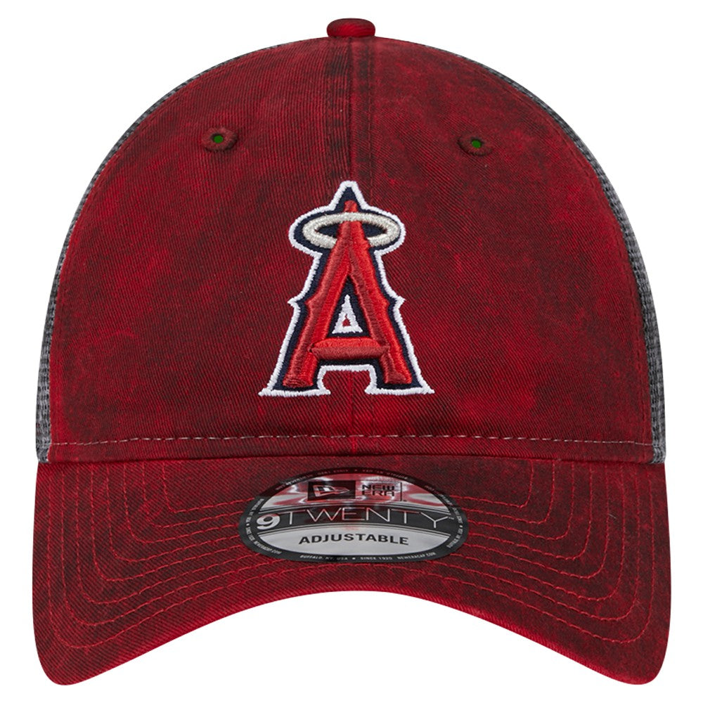 MLB Los Angeles Angels New Era Team Slick Trucker 9TWENTY Adjustable Hat