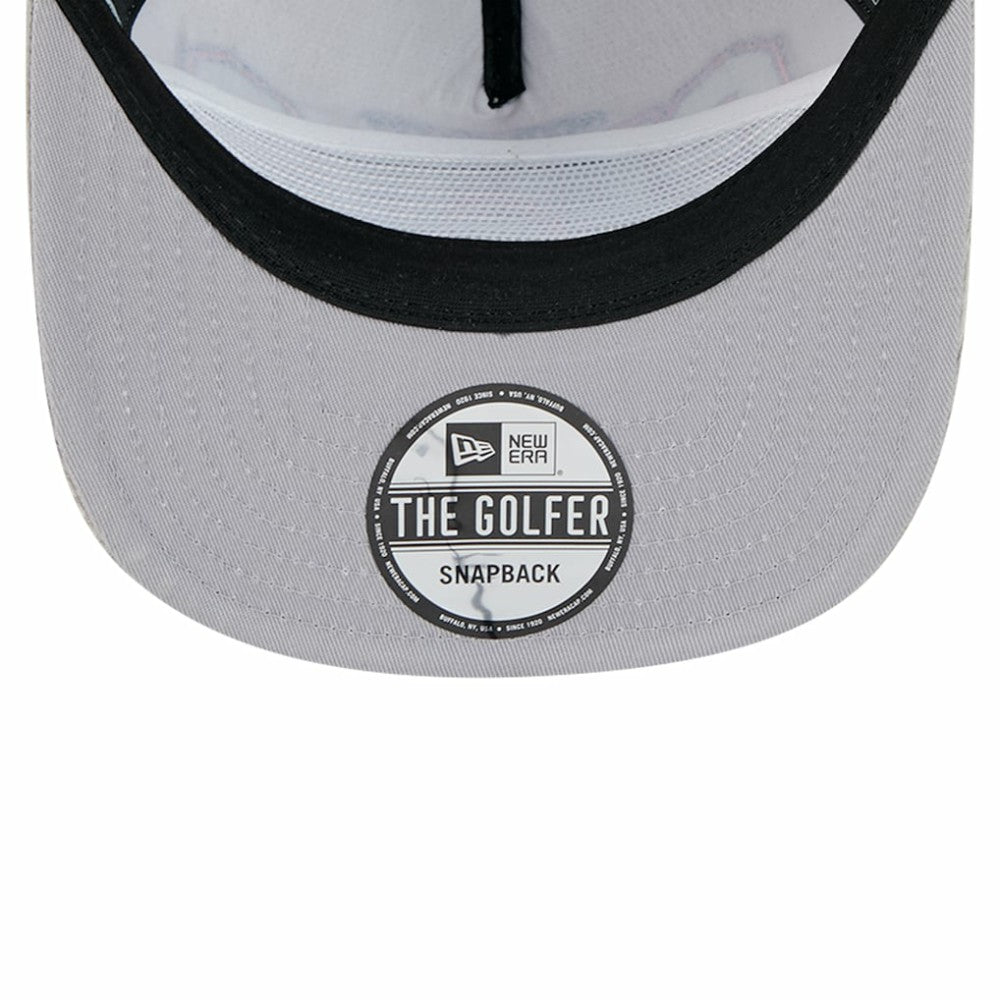 MLB New Era Chicago Cubs Gray Corduroy Golfer Snapback Hat