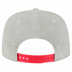 MLB New Era Boston Red Sox Gray Corduroy Golfer Snapback Hat