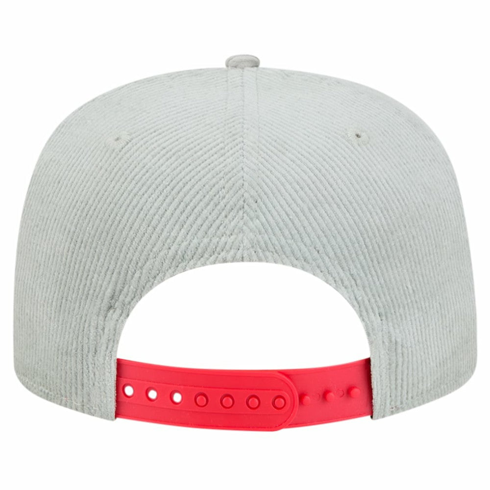 MLB New Era Washington Nationals Gray Corduroy Golfer Snapback Hat