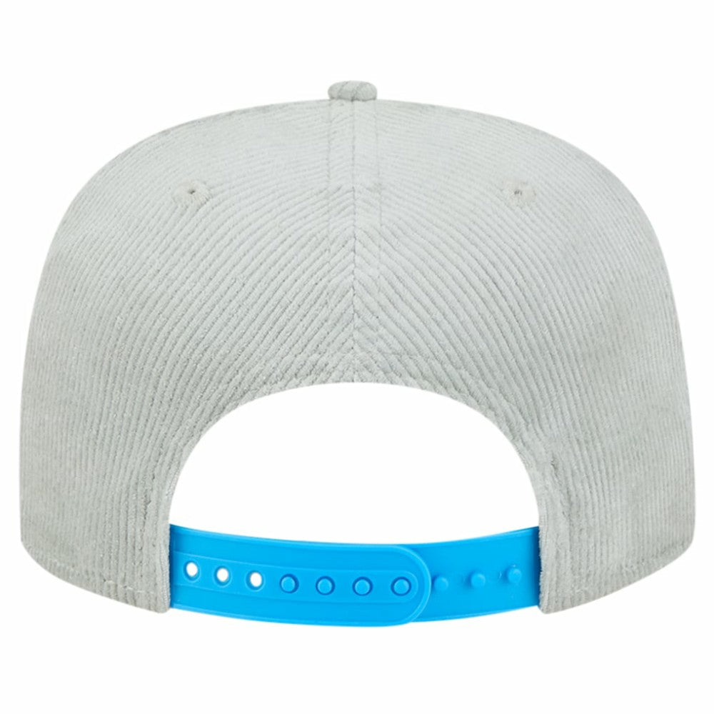 MLB New Era Tampa Bay Rays Gray Corduroy Golfer Snapback Hat