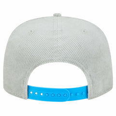 MLB New Era Tampa Bay Rays Gray Corduroy Golfer Snapback Hat