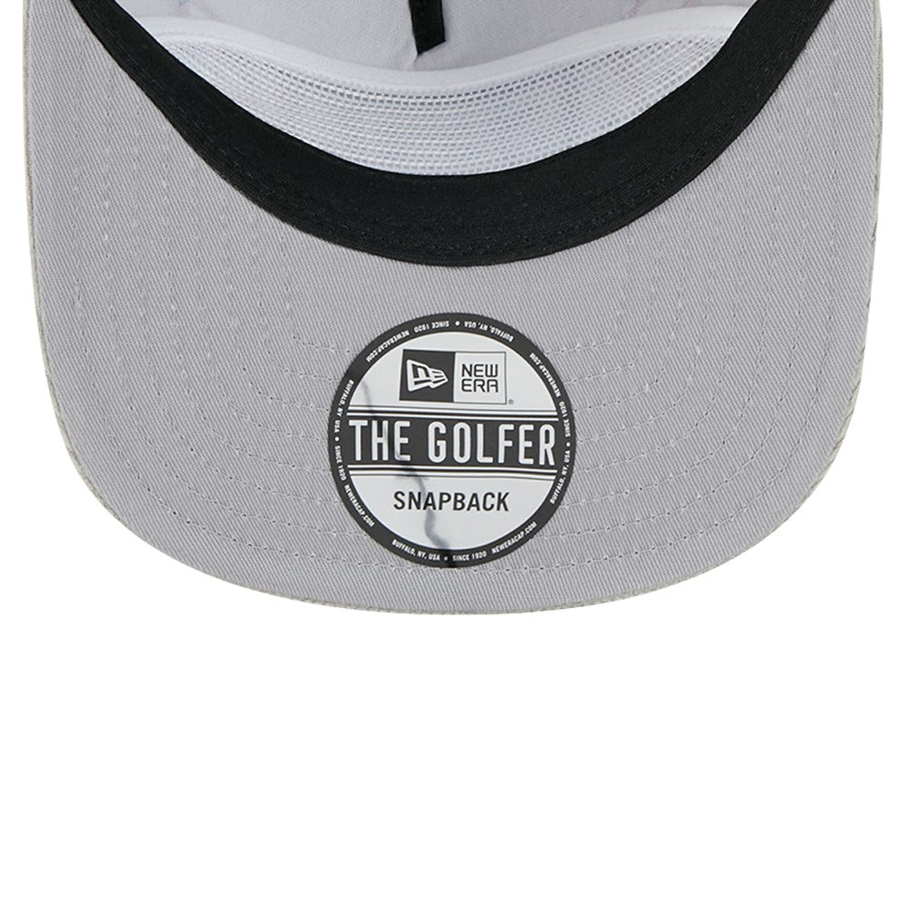 MLB New Era Los Angeles Angels Gray Corduroy Golfer Snapback Hat
