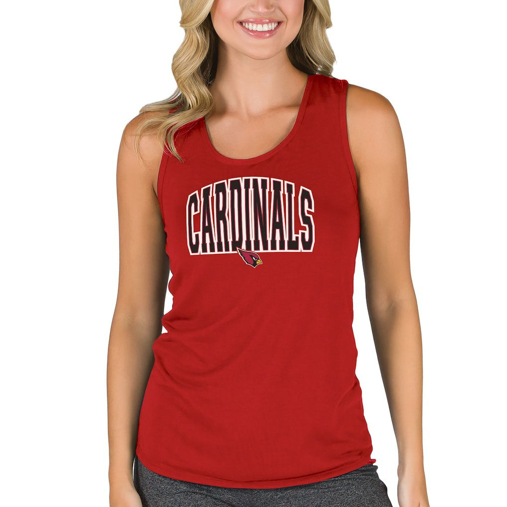 Concepts Sport Women's Marathon Racer Back Tank Top - Arizona Cardinals