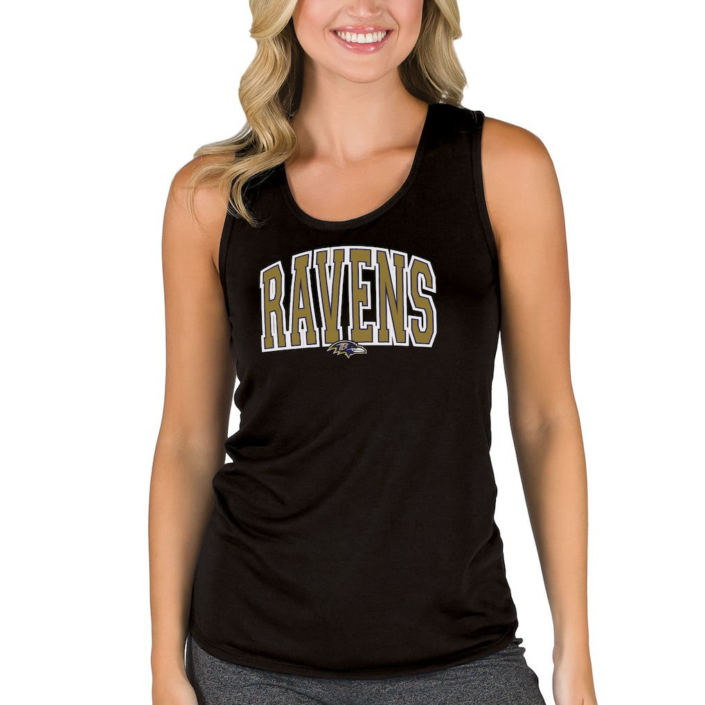 Concepts Sport Women's Marathon Racer Back Tank Top - Baltimore Ravens