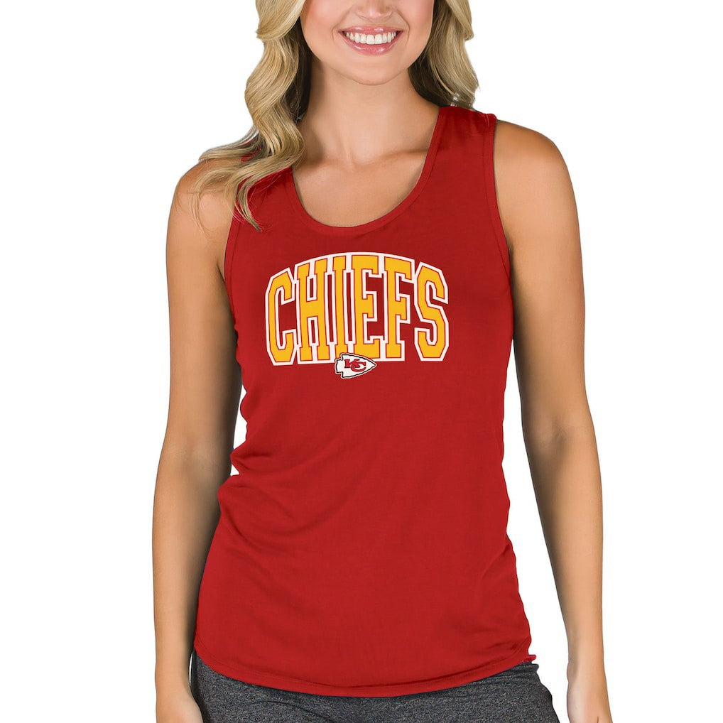 Concepts Sport Women's Marathon Racer Back Tank Top - Kansas City Chiefs