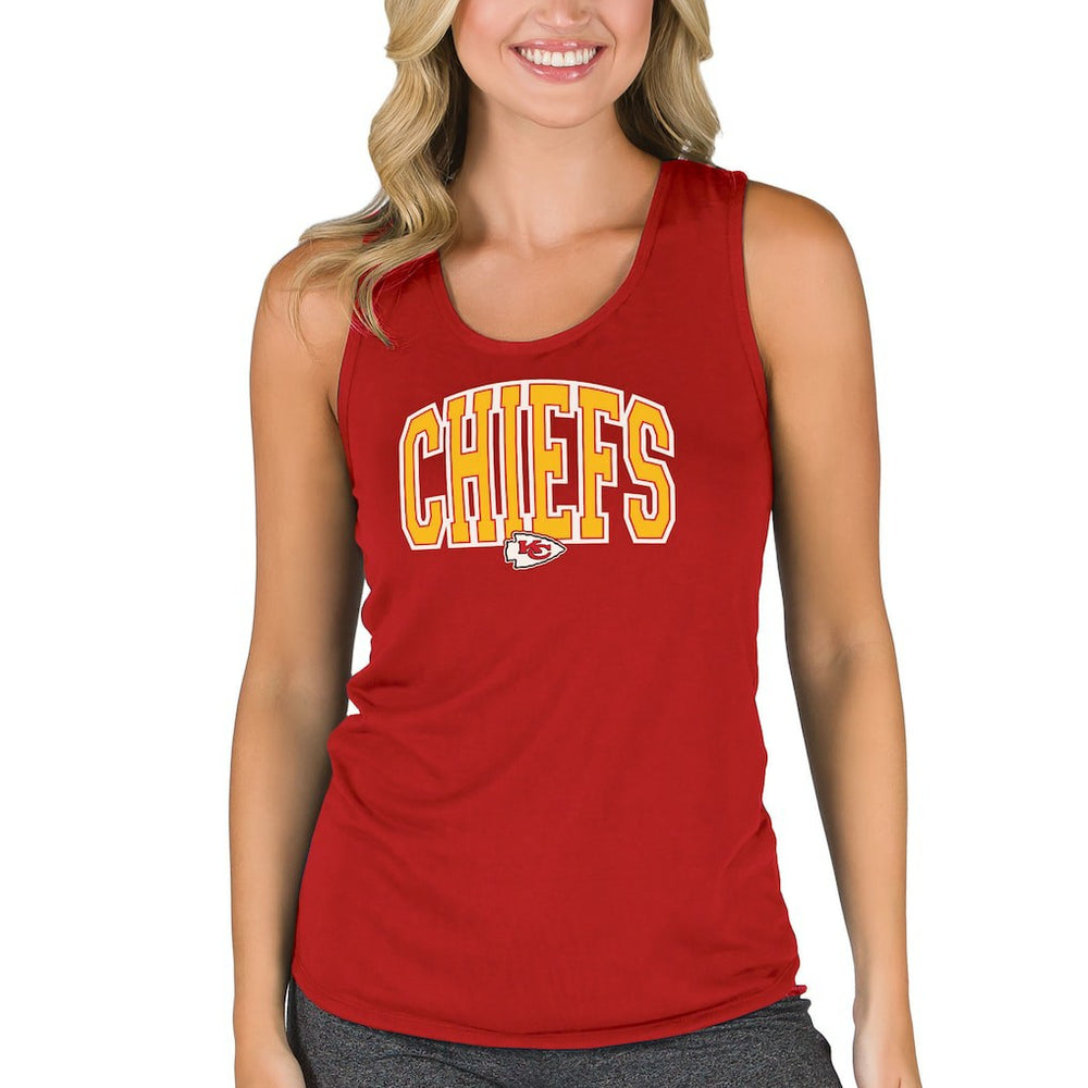 Concepts Sport Women's Marathon Racer Back Tank Top - Kansas City Chiefs