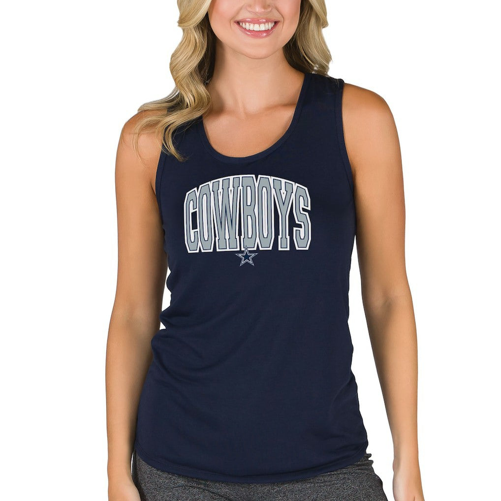 Concepts Sport Women's Marathon Racer Back Tank Top - Dallas Cowboys