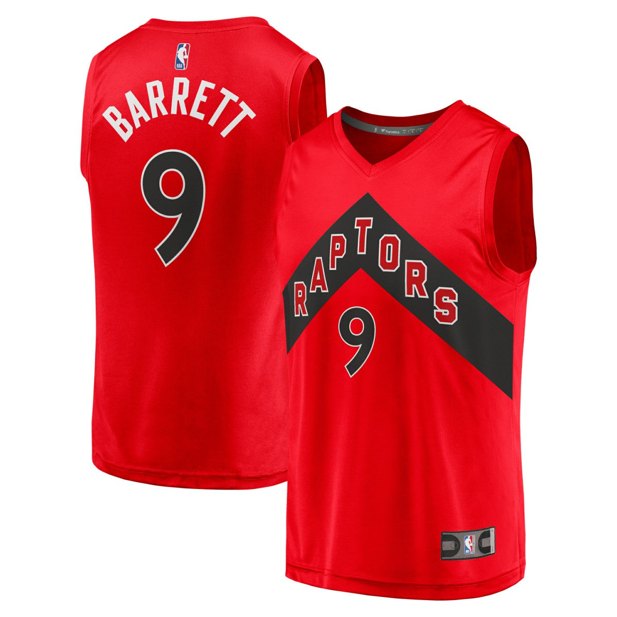 NBA RJ Barrett Toronto Raptors Fast Break Player Jersey