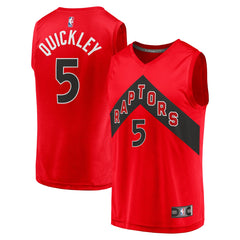 NBA Immanuel Quickley Toronto Raptors Youth Fast Break Player Jersey