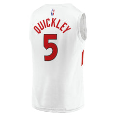 NBA Immanuel Quickley Toronto Raptors Youth Fast Break Player Jersey