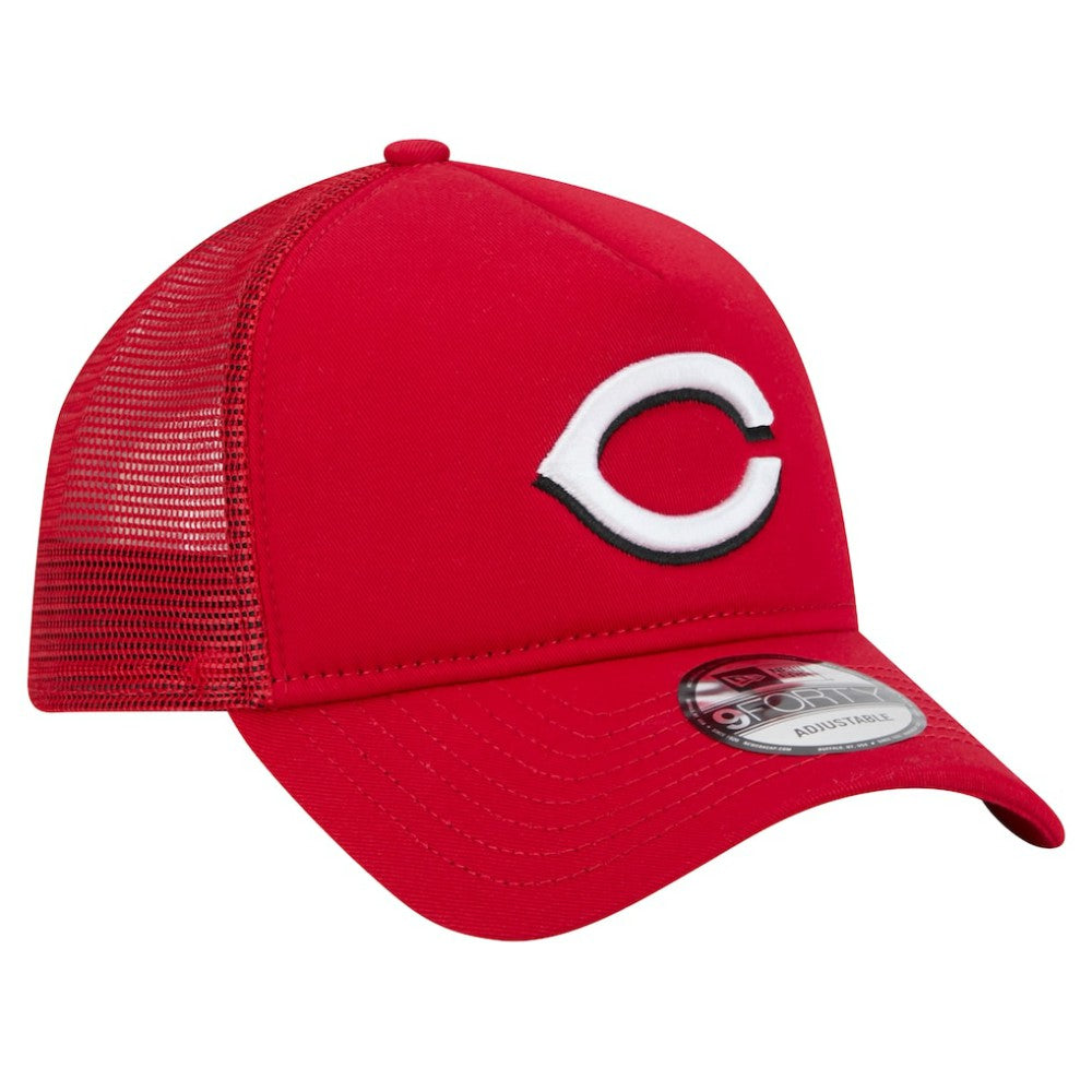 MLB Cincinnati Reds New Era 9FORTY A-Frame Trucker Adjustable Hat