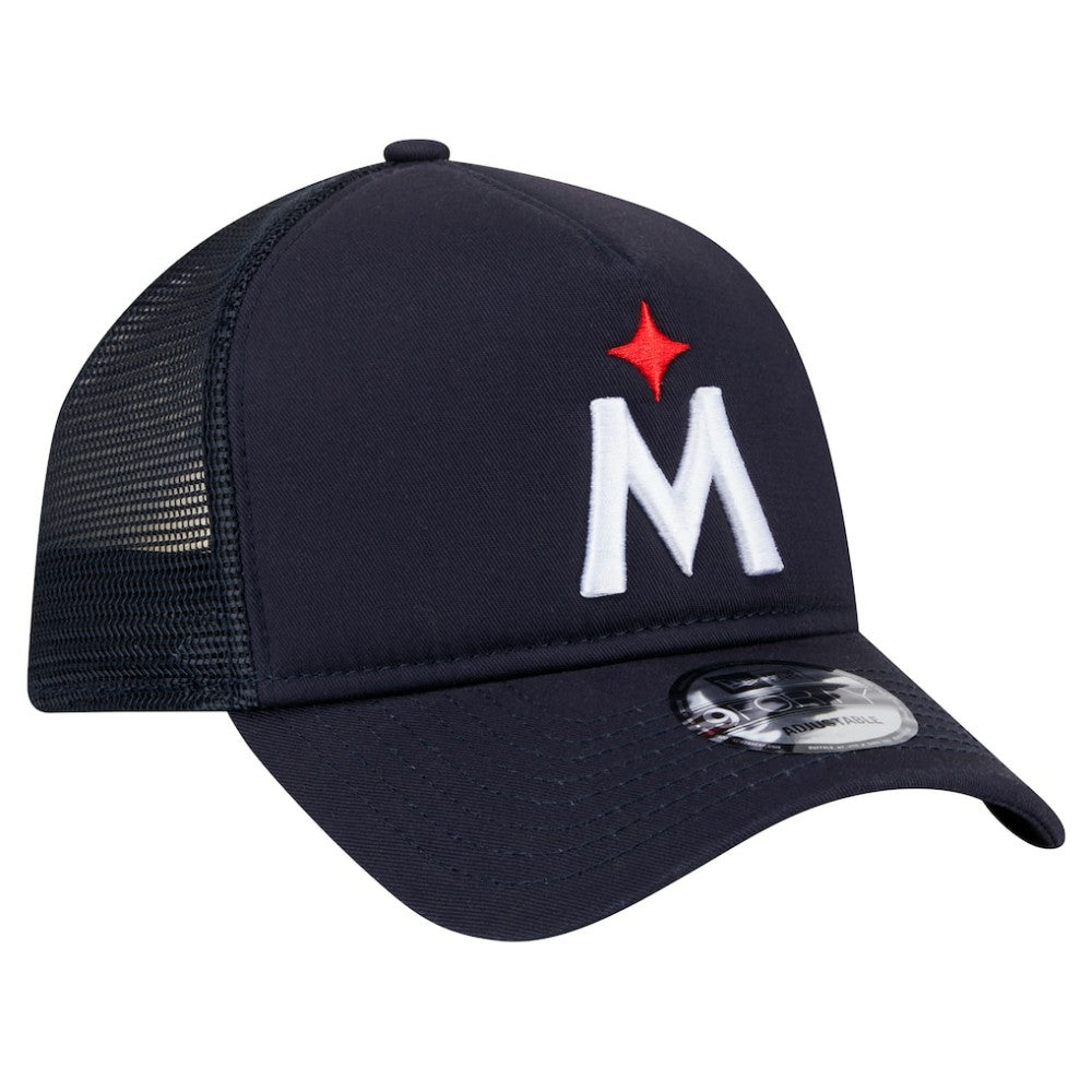 MLB Minnesota Twins New Era 9FORTY A-Frame Trucker Adjustable Hat