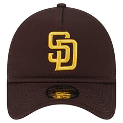 MLB San Diego Padres New Era 9FORTY A-Frame Trucker Adjustable Hat