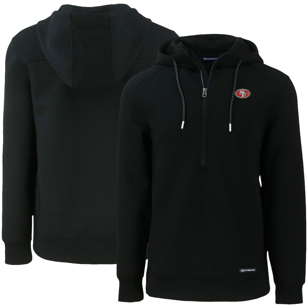 Cutter & Buck Primary Mark Roam Eco Recycled Half-Zip Pullover Hoodie - San Francisco 49ers