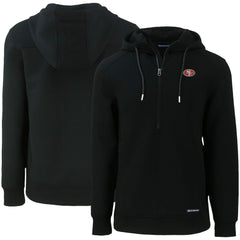 Cutter & Buck Primary Mark Roam Eco Recycled Half-Zip Pullover Hoodie - San Francisco 49ers