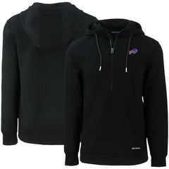 Cutter & Buck Primary Mark Roam Eco Recycled Half-Zip Pullover Hoodie - Buffalo Bills