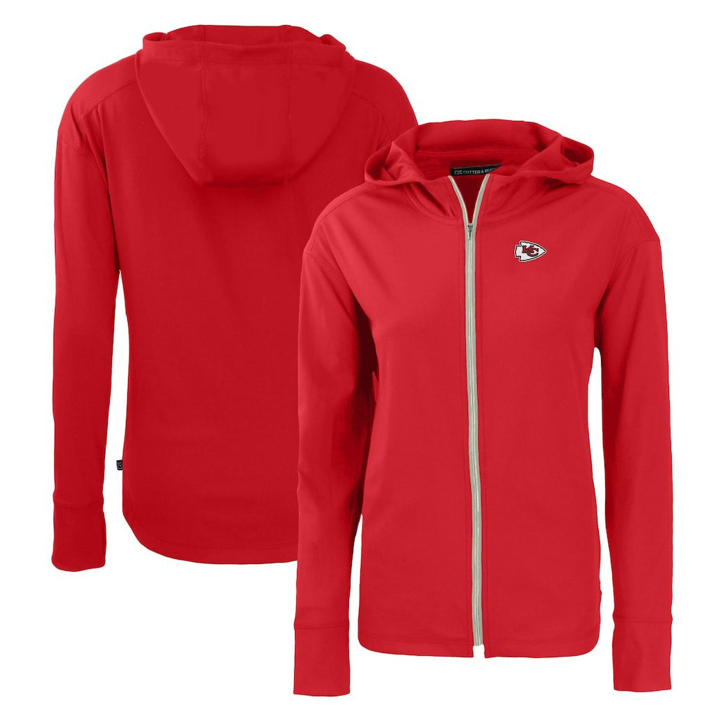 Cutter & Buck Women's Primary Mark Daybreak Eco Recycled Full-Zip Hoodie - Kansas City Chiefs