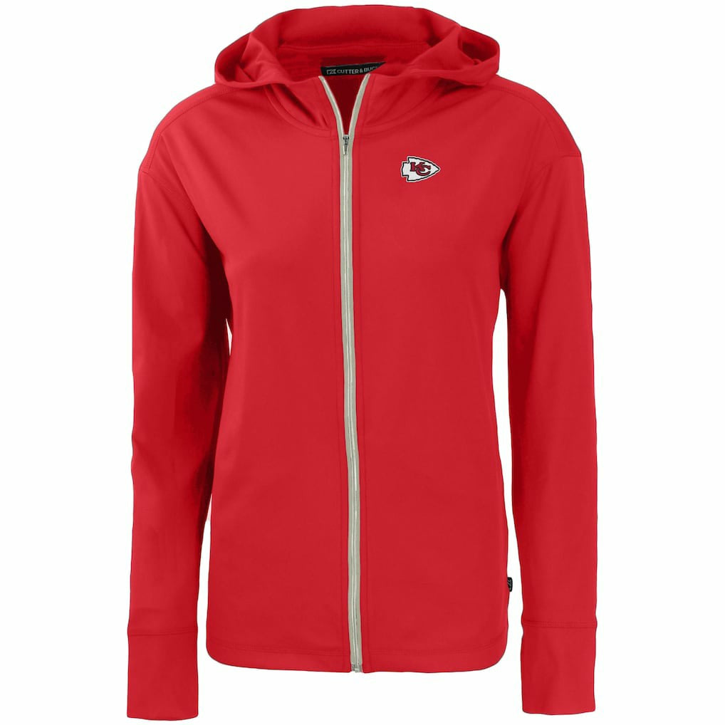 Cutter & Buck Women's Primary Mark Daybreak Eco Recycled Full-Zip Hoodie - Kansas City Chiefs