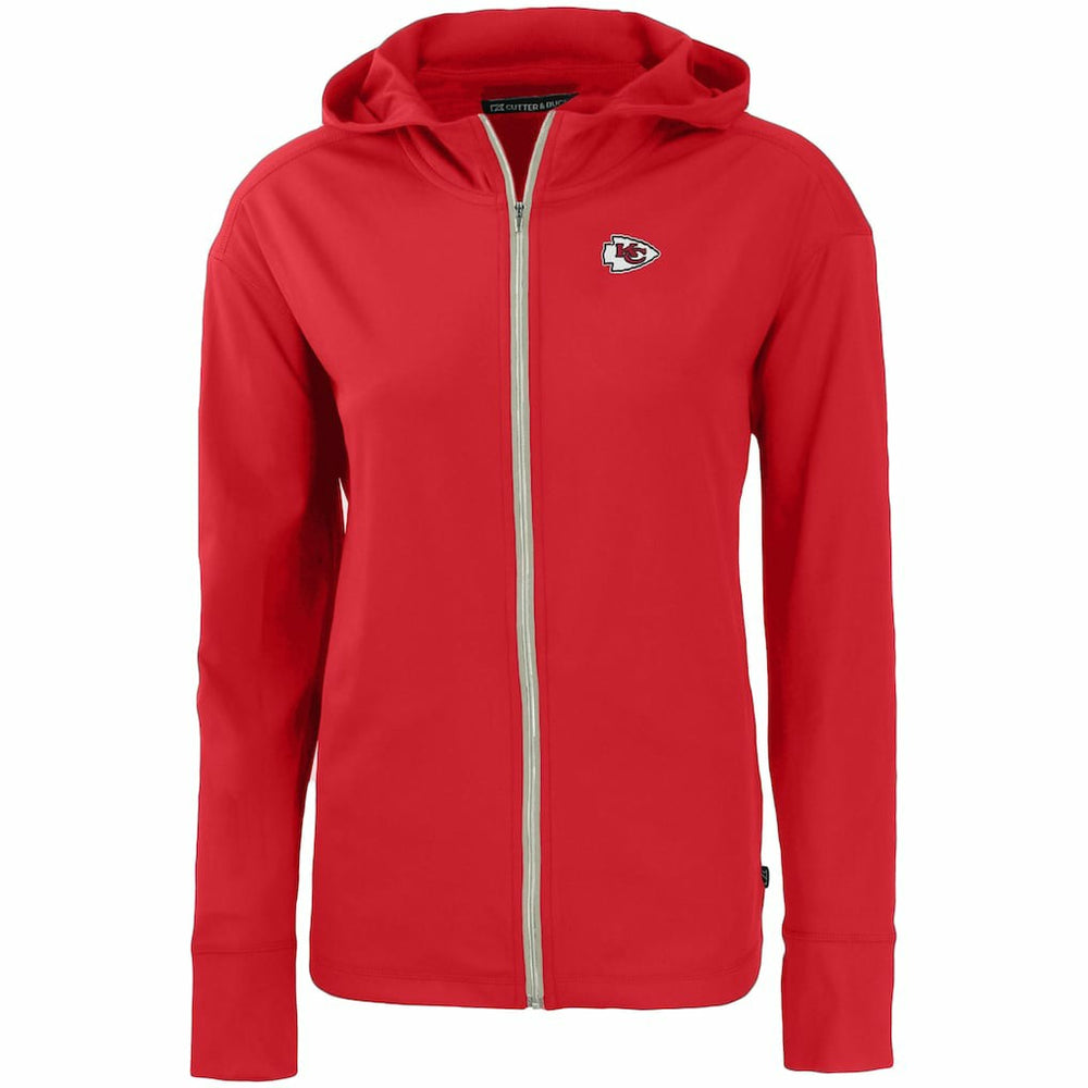 Cutter & Buck Women's Primary Mark Daybreak Eco Recycled Full-Zip Hoodie - Kansas City Chiefs