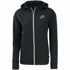 Cutter & Buck Women's Primary Mark Daybreak Eco Recycled Full-Zip Hoodie - Detroit Lions