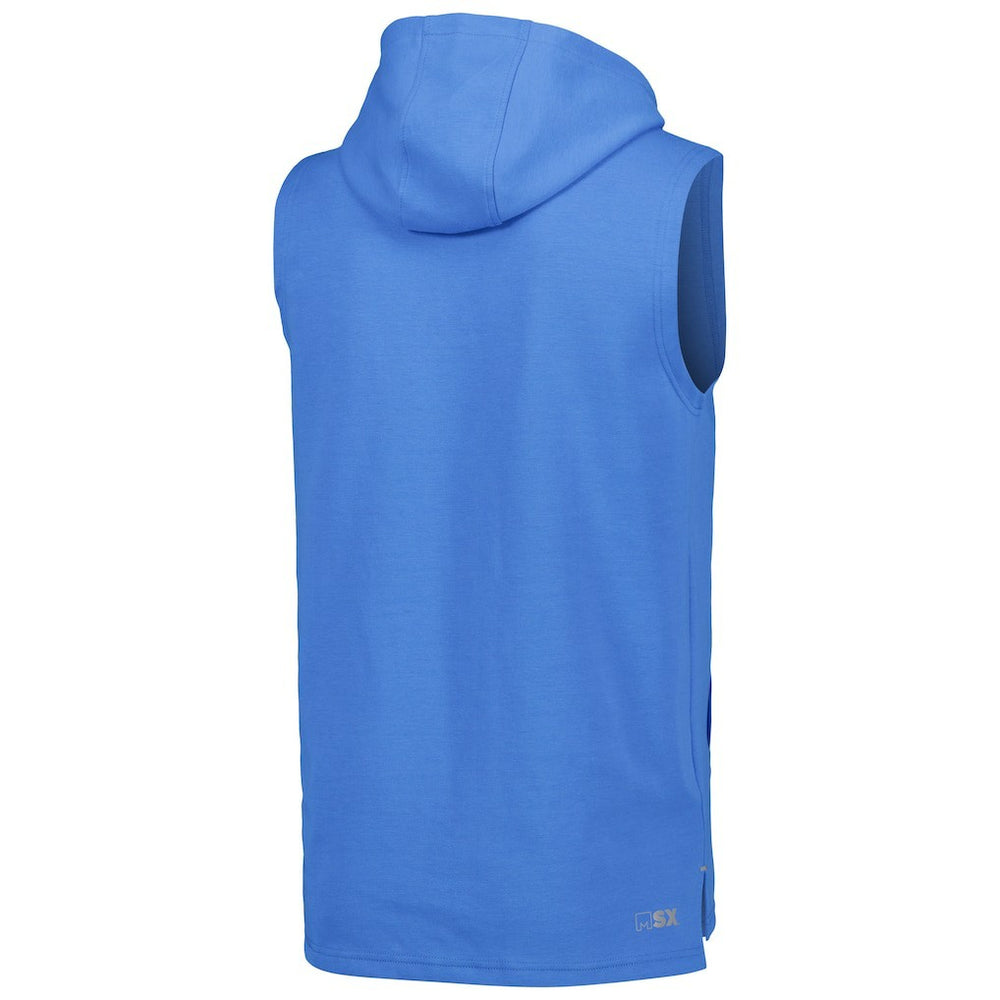MSX by Michael Strahan Captain Sleeveless Hoodie T-Shirt - Los Angeles Chargers