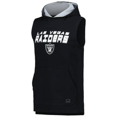 MSX by Michael Strahan Captain Sleeveless Hoodie T-Shirt - Las Vegas Raiders