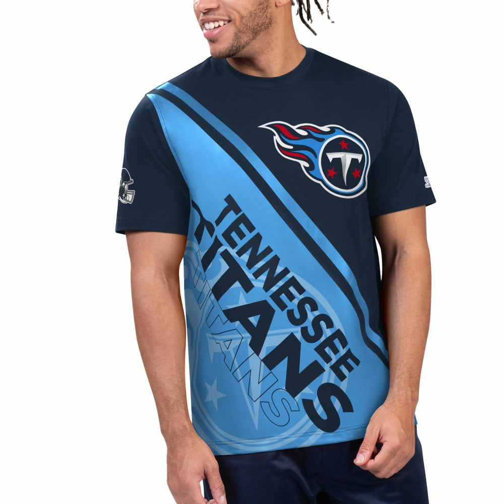 Starter Finish Line Extreme Graphic T-Shirt - Tennessee Titans