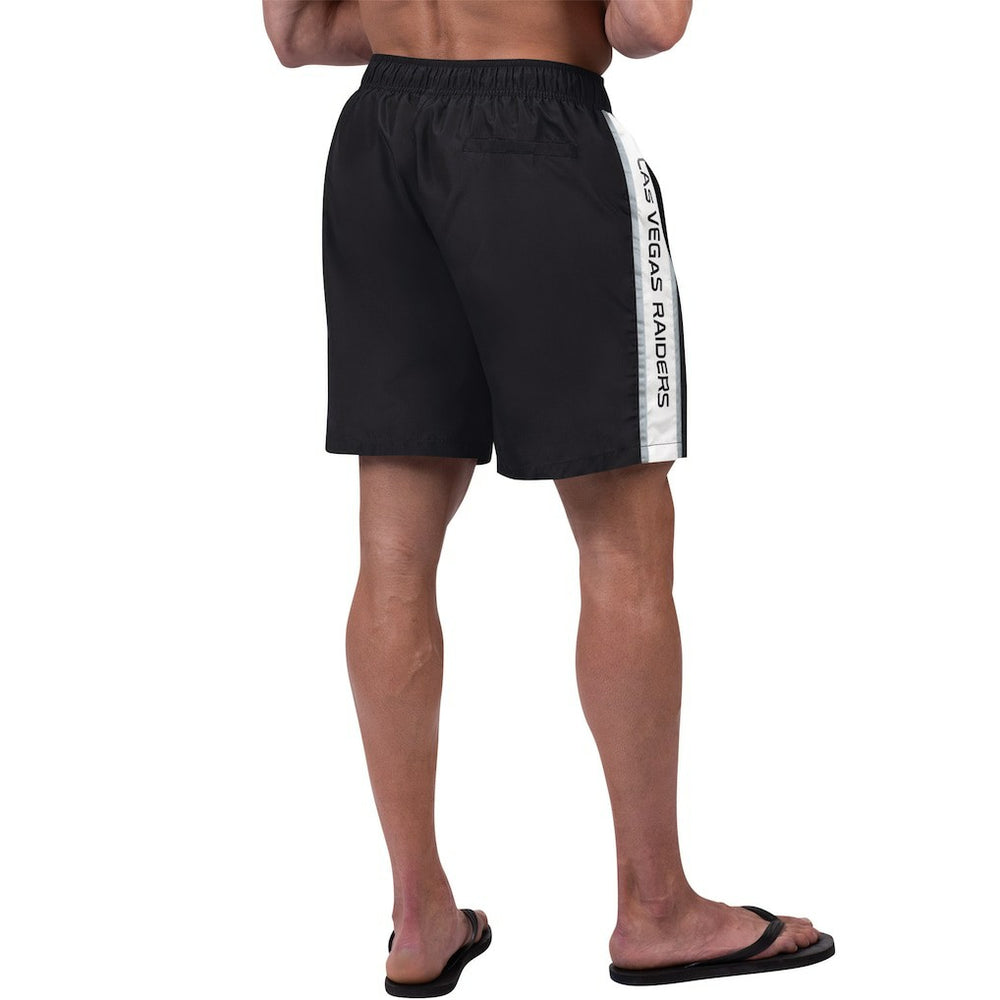 G-III Sports by Carl Banks Streamline Volley Swim Shorts - Las Vegas Raiders