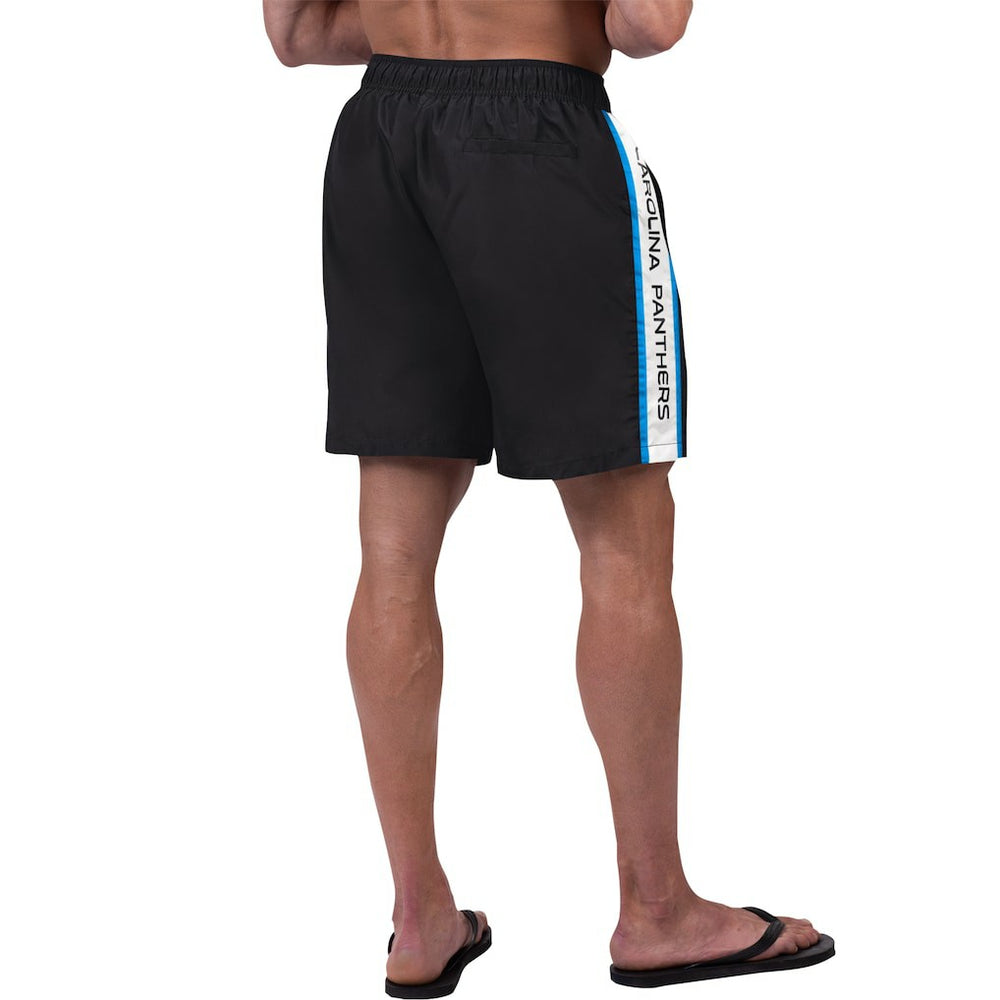 G-III Sports by Carl Banks Streamline Volley Swim Shorts - Carolina Panthers