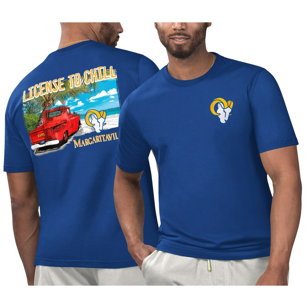 Margaritaville Licensed to Chill T-Shirt - Los Angeles Rams