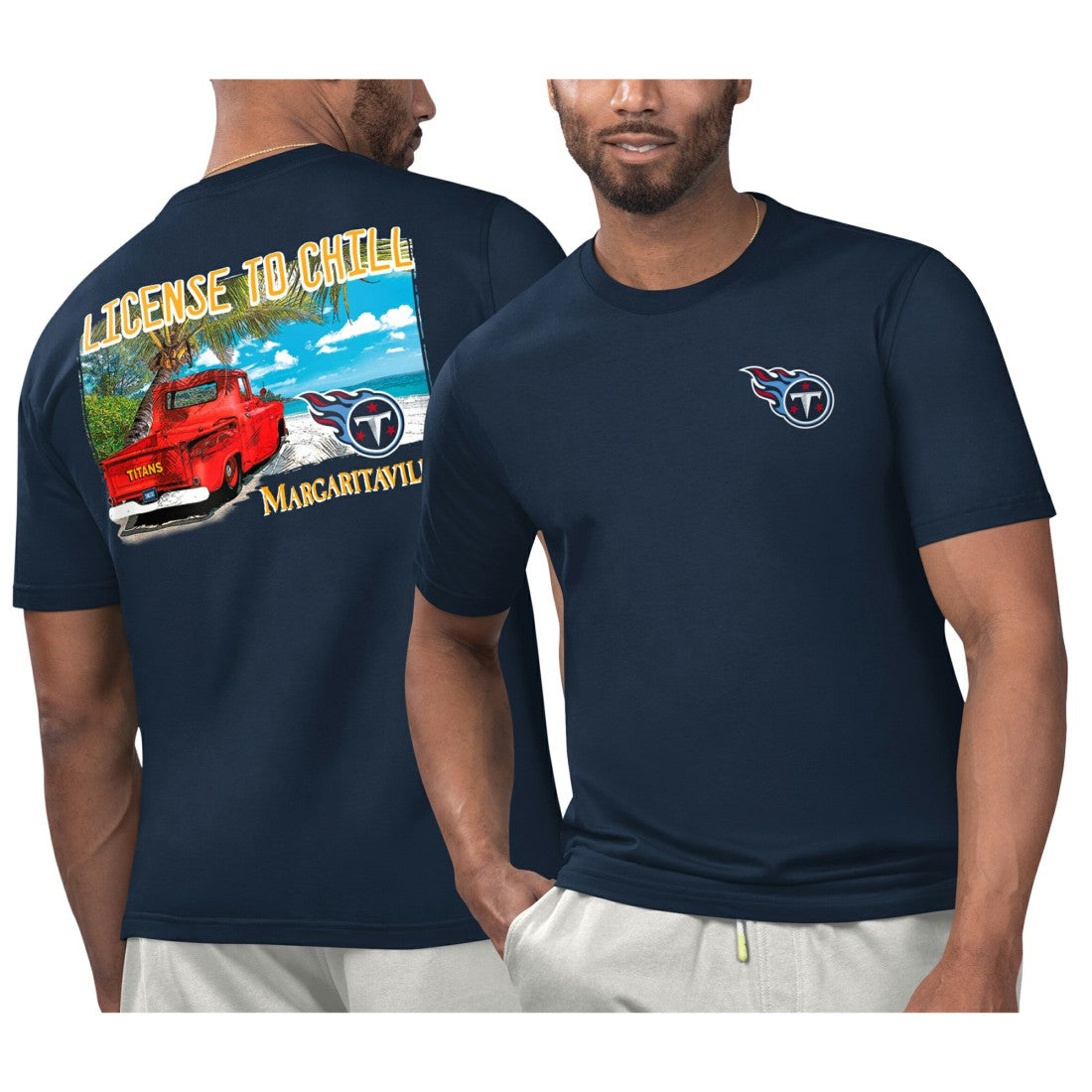 Margaritaville Licensed to Chill T-Shirt - Tennessee Titans