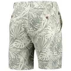 Margaritaville Sandwashed Monstera Print Amphib Shorts - Cleveland Browns