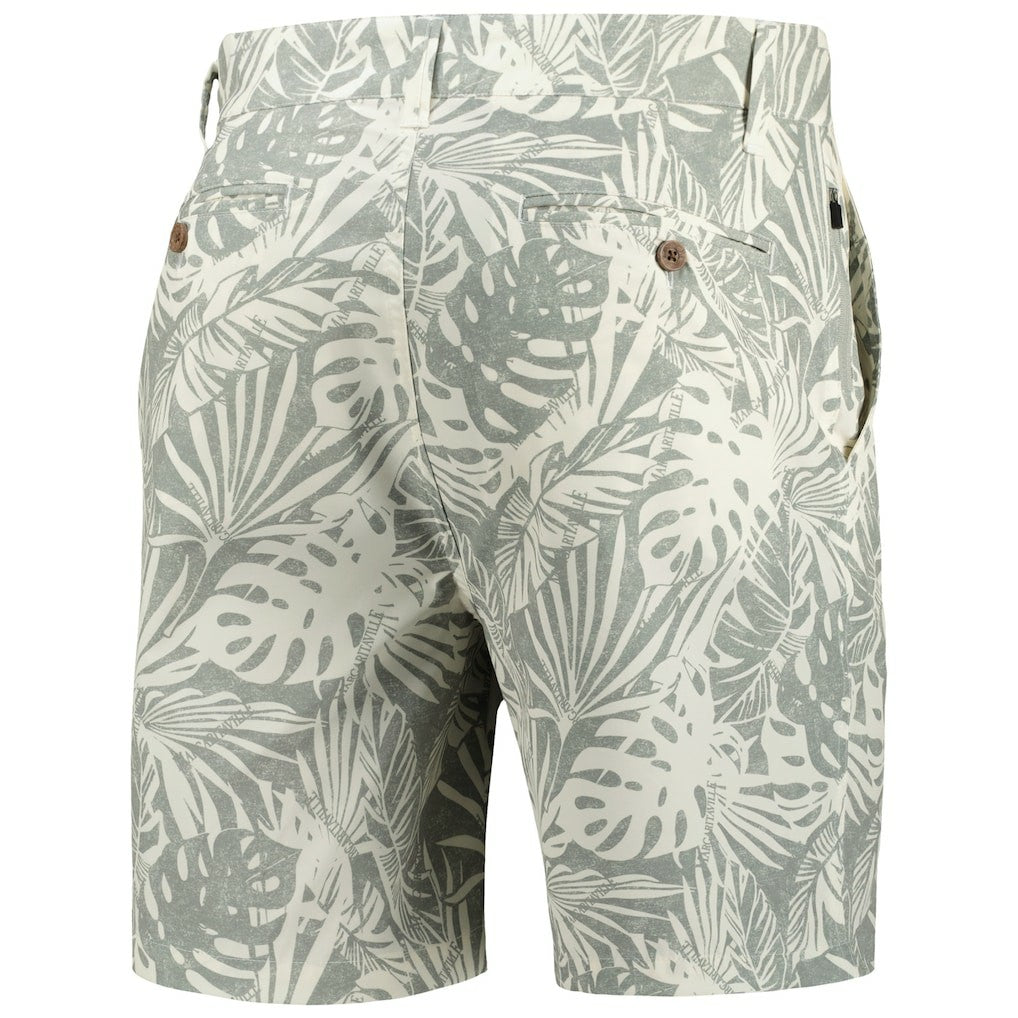 Margaritaville Sandwashed Monstera Print Amphib Shorts - Pittsburgh Steelers