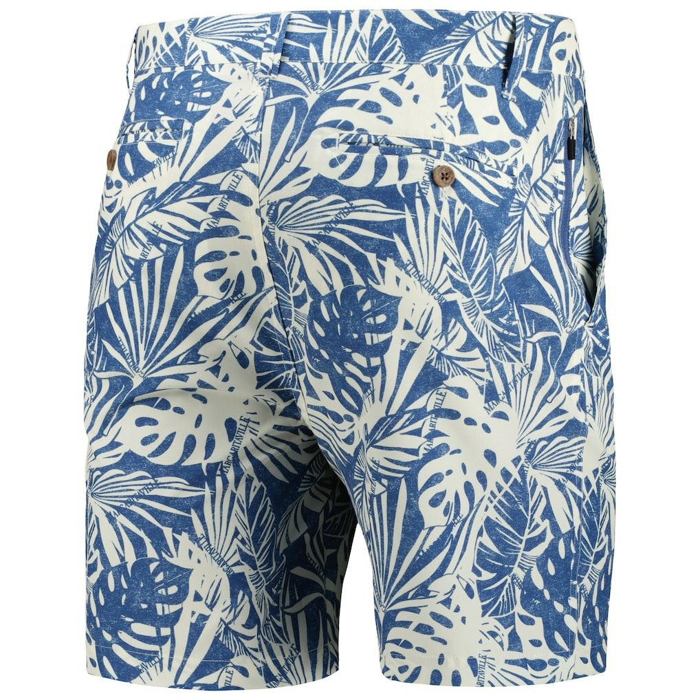 Margaritaville Sandwashed Monstera Print Amphib Shorts - Chicago Bears