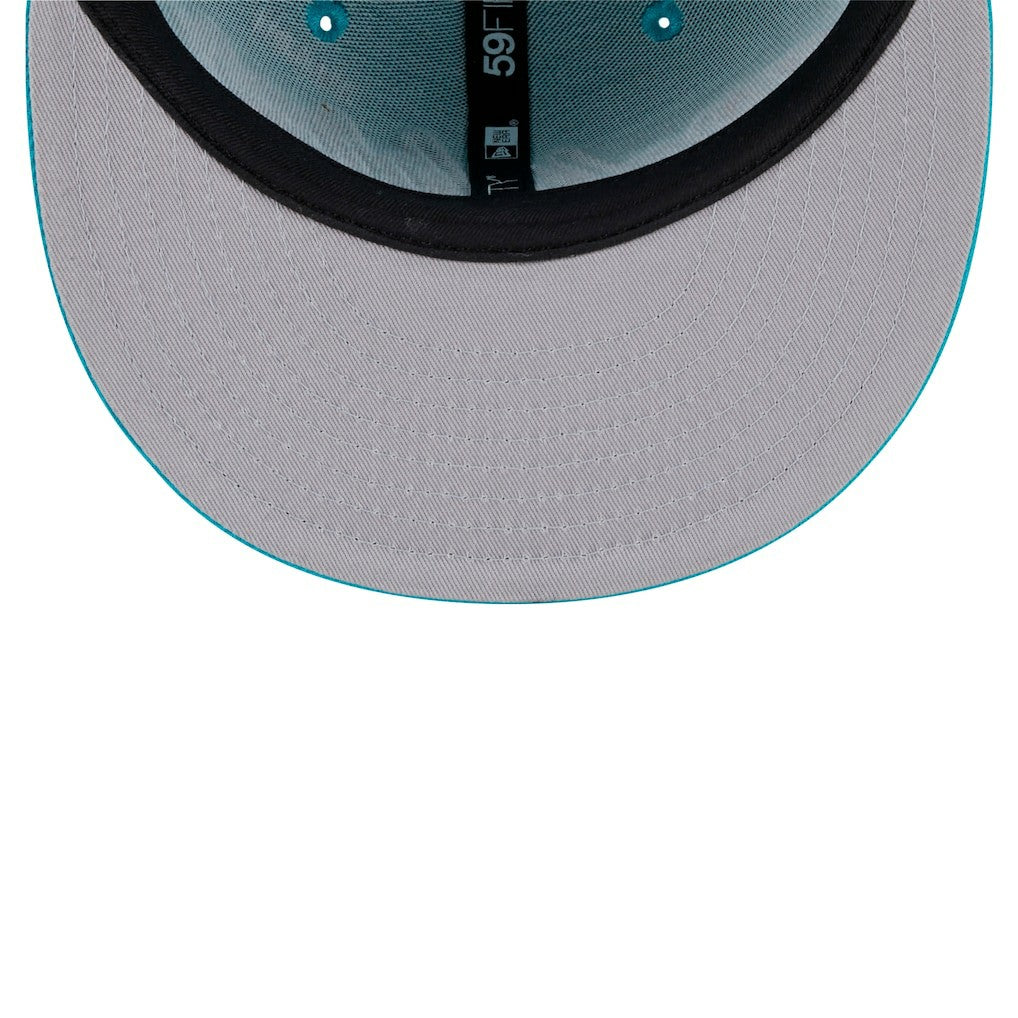 Script Sided 59FIFTY Fitted Hat - Miami Dolphins