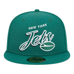 Script Sided 59FIFTY Fitted Hat - New York Jets