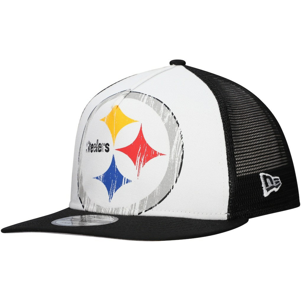 Distressed 9FIFTY A-Frame Snapback Hat - Pittsburgh Steelers