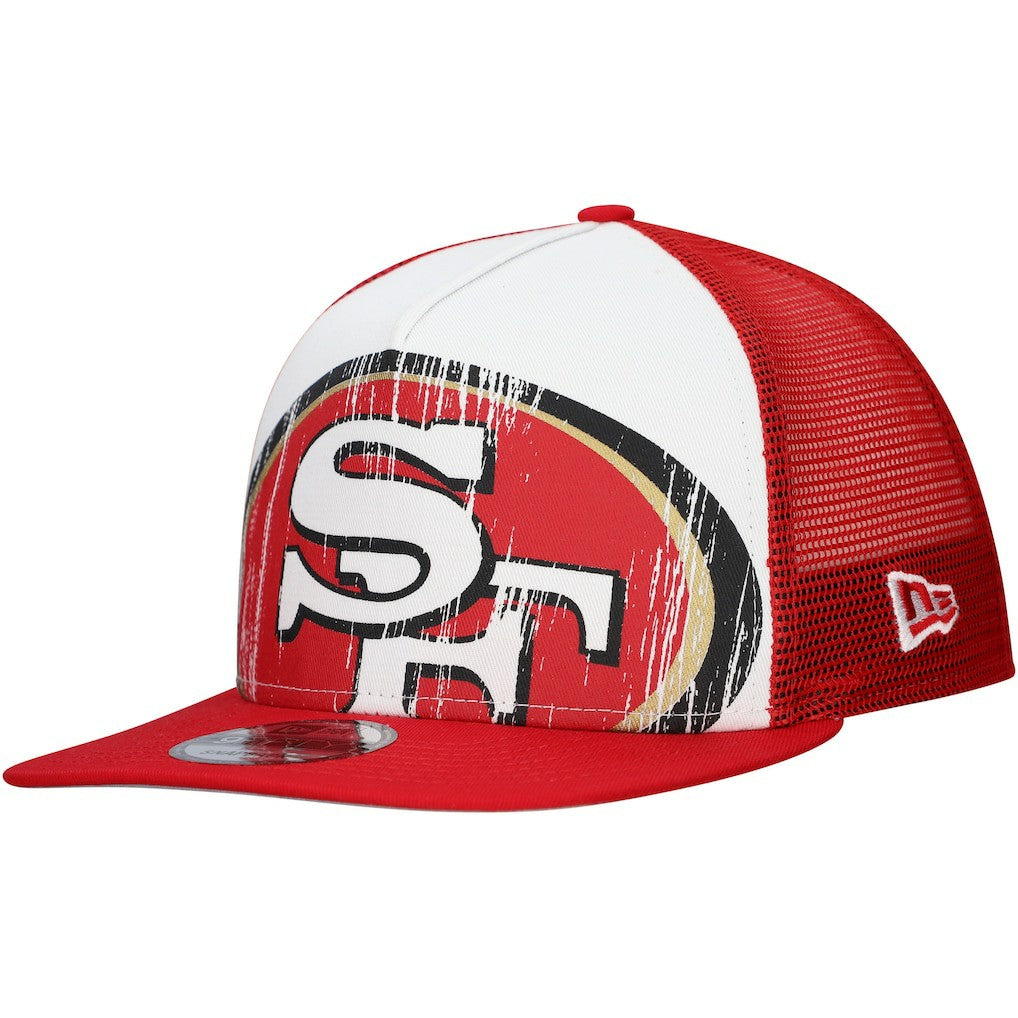 Distressed 9FIFTY A-Frame Snapback Hat - San Francisco 49ers