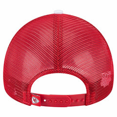 Sport Night Color Block 9FORTY A-Frame Trucker Adjustable Hat - Kansas City Chiefs