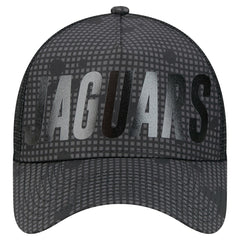 Midnight Ink Tonal Text A-Frame Trucker 9FORTY Adjustable Hat - Jacksonville Jaguars
