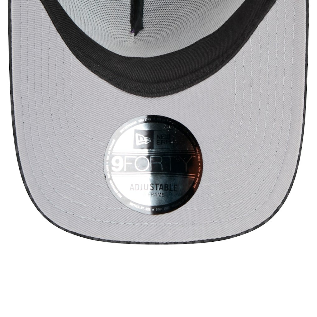 Midnight Ink Tonal Text A-Frame Trucker 9FORTY Adjustable Hat - New Orleans Saints