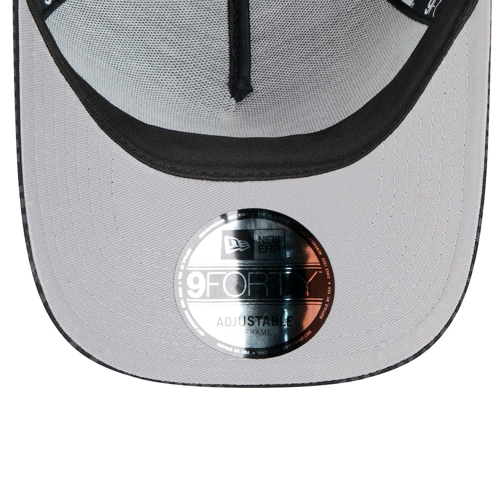 Throwback Midnight Ink Tonal Text A-Frame Trucker 9FORTY Adjustable Hat - Cleveland Browns