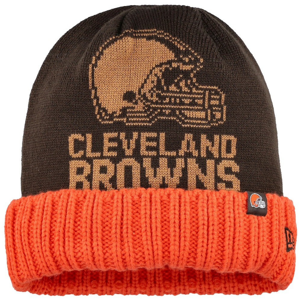 Oversize Cuffed Knit Hat - Cleveland Browns