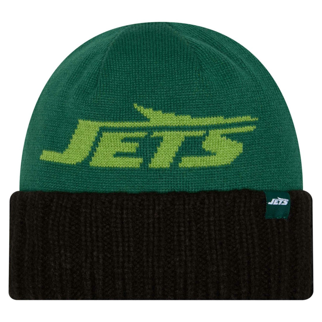 Oversize Cuffed Knit Hat - New York Jets